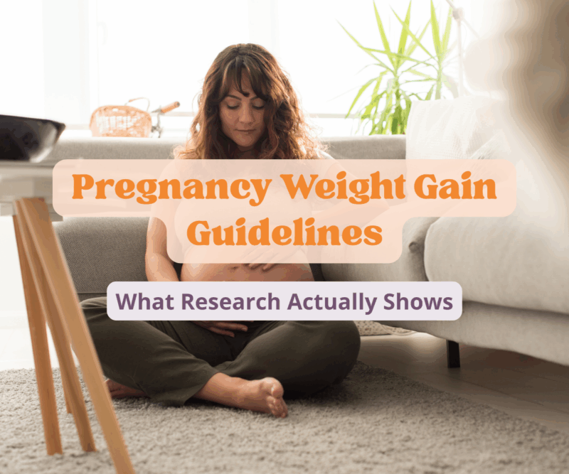 pregnancy weight gain guidelines: what the research actually shows.